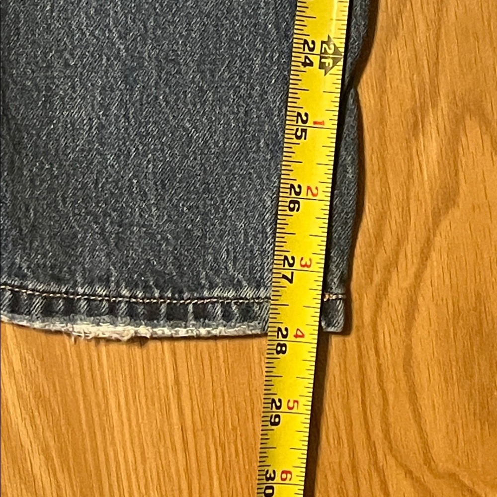 Hollister Distressed Low-Rise Baggy Jeans, size 6s w28 short - Picture 5 of 7